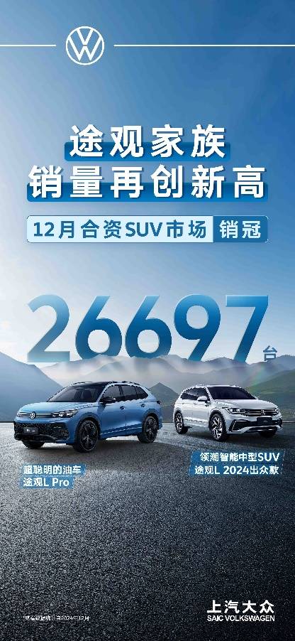 上汽大眾2024年銷售120萬輛 開啟合資2.0新時代