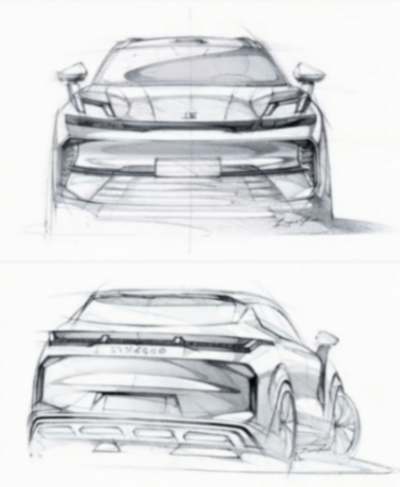 領克07 EM-P/領克08 EM-P激光雷達版設計草圖發布