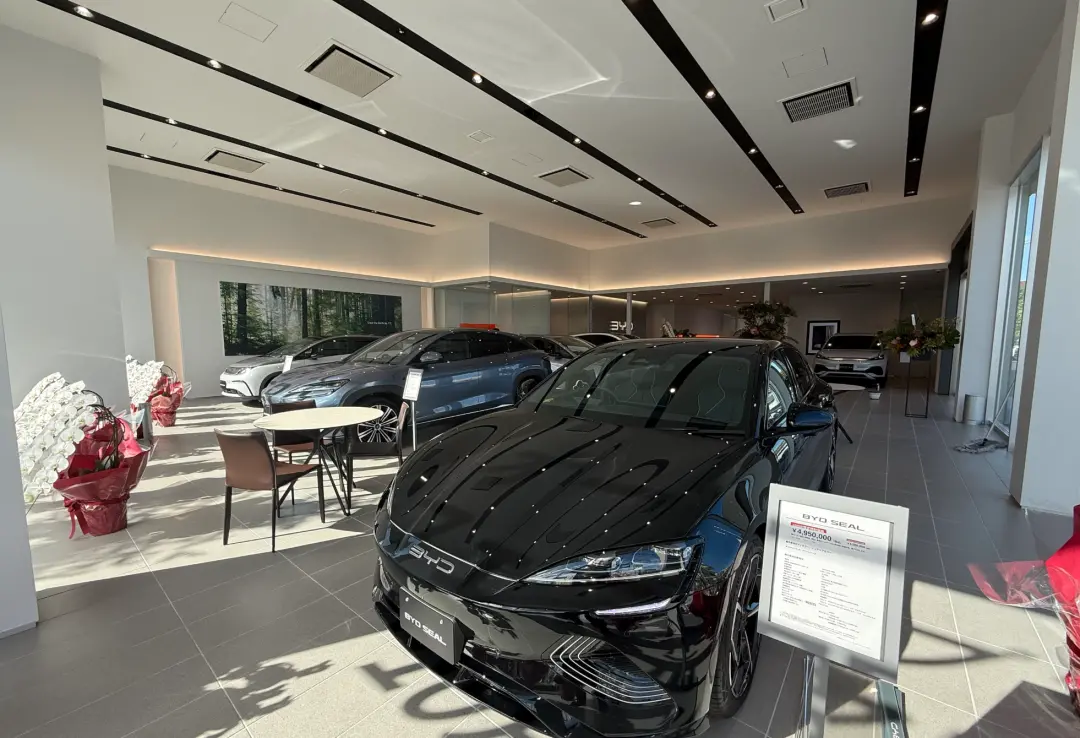 圖｜ 比亞迪日本門店