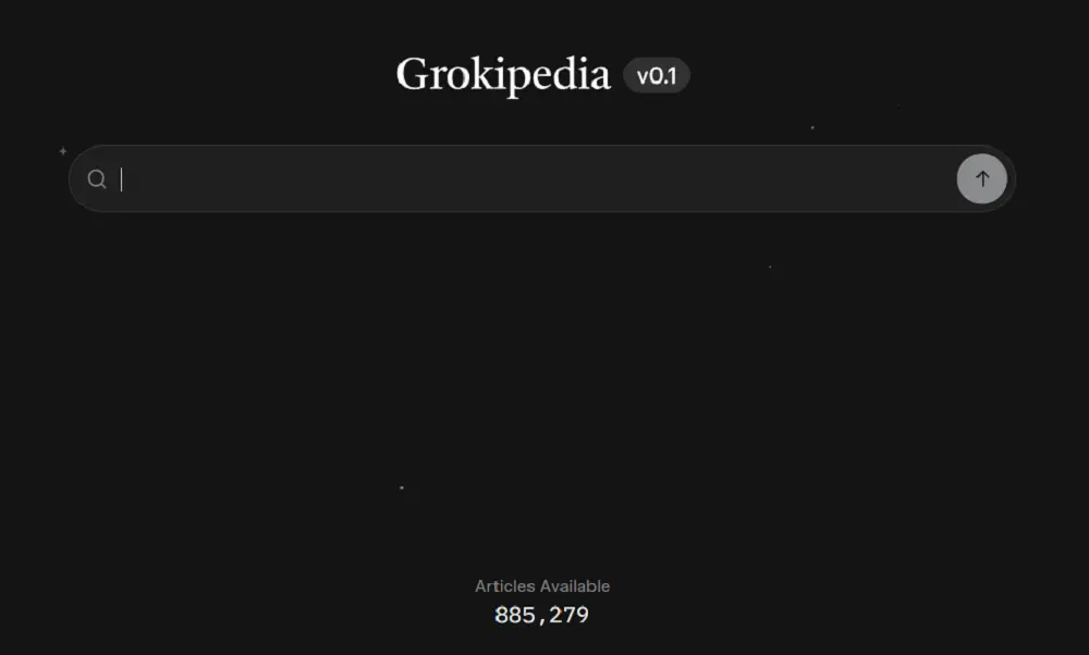 Grokipedia官網：Grokipedia.com